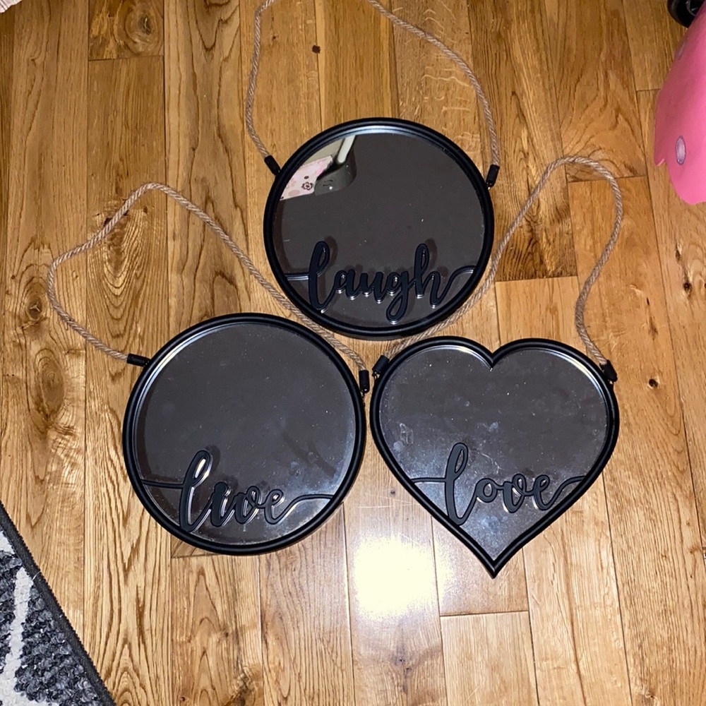 3 set of mirrors